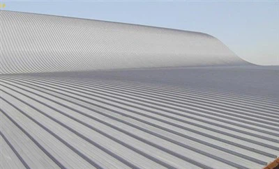 Panel de techo de acero de color