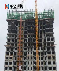 Edificio residencial de gran altura con estructura de acero